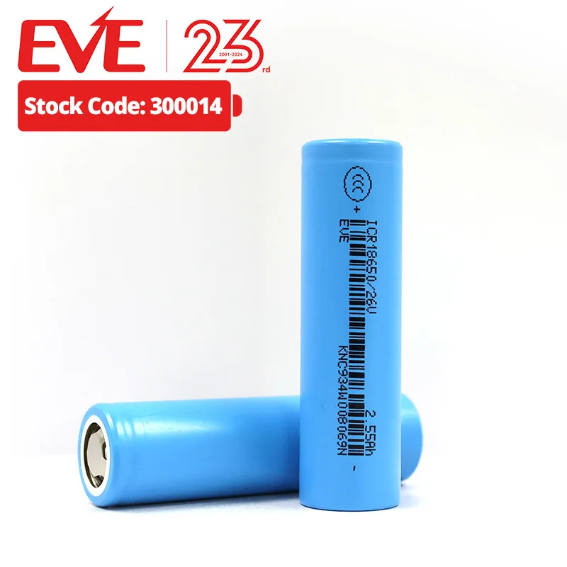 EVE 18650 3 6 В 2550 мАч 2600 3500 E-bike скутеры батарея литиевая перезаряжаемая литий-ионная