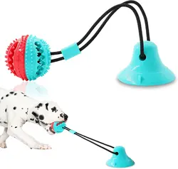 SJZ Free Samples Private Label Strong Durable Interactive Puzzle Game Enrichment Suction Cup Tug Sustainable Chew Dog Toys