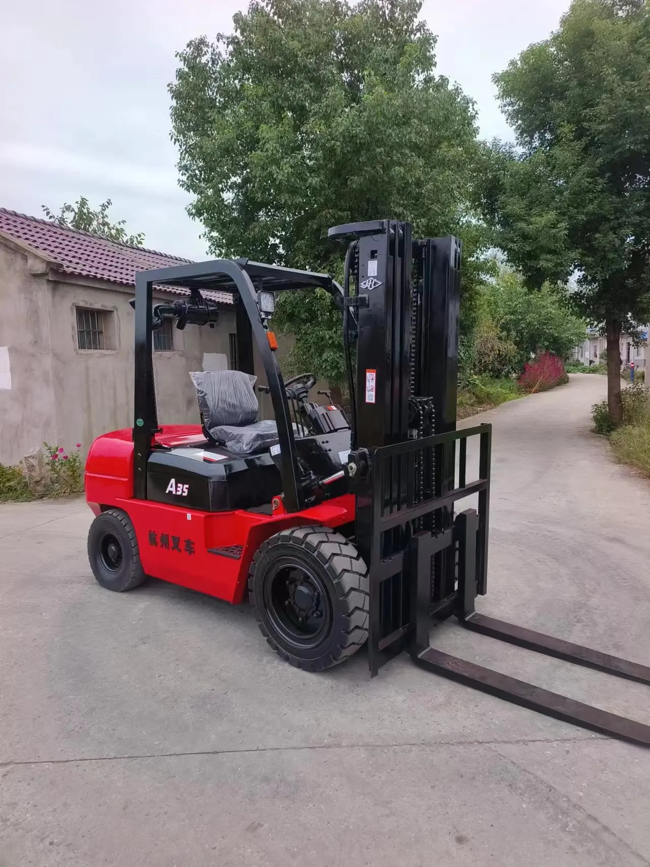 Original Used Excavator Machine Hangcha CPC35 Forklift 3.5Ton Used Backhoe Road Roller Excavator Low Price Excavator Machine