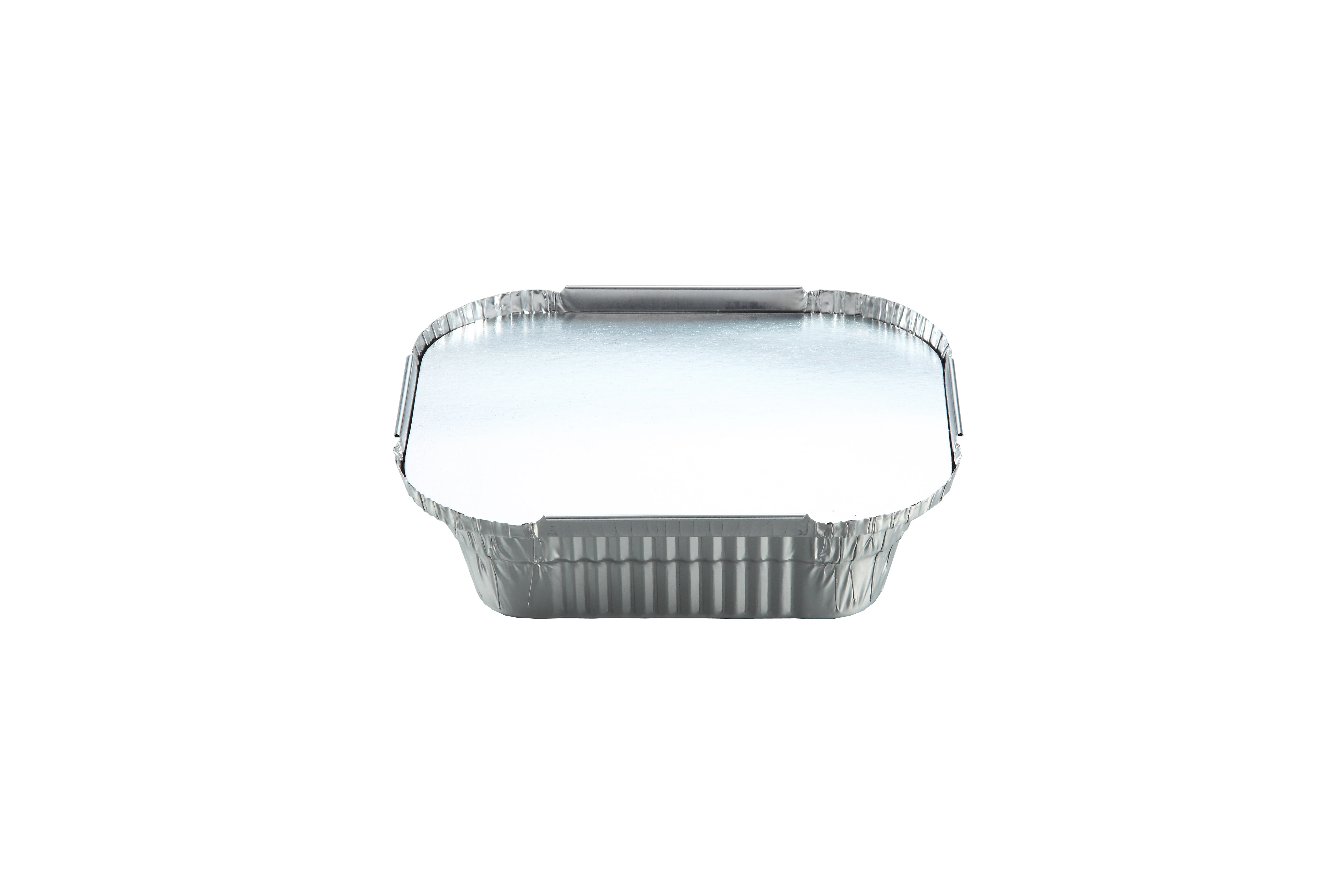 Disposable 410ML Aluminium Foil Lunch Take Away Food Packaging Box For Restaurant Packaging