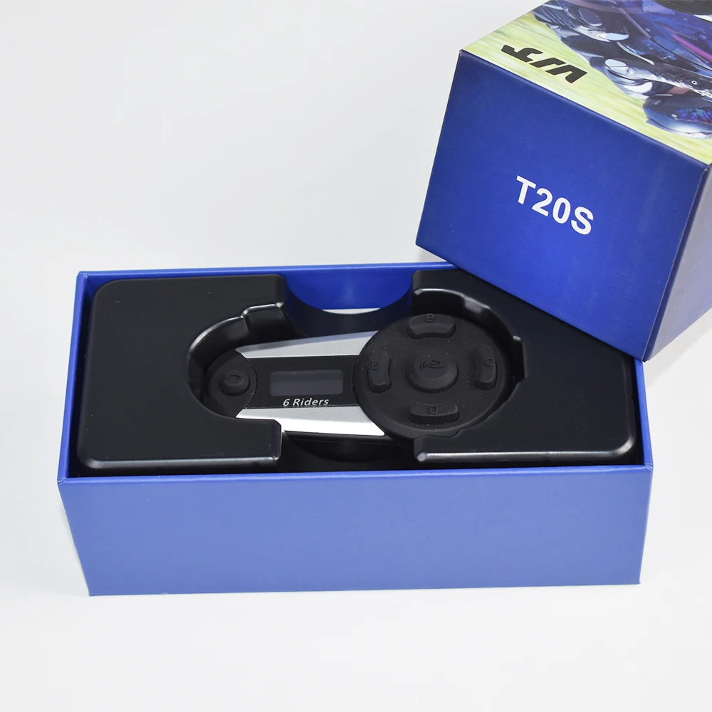 Ultra Long Endurance Motorcycle Bluetooth Helmet Intercom OLED Screen Voice Prompt