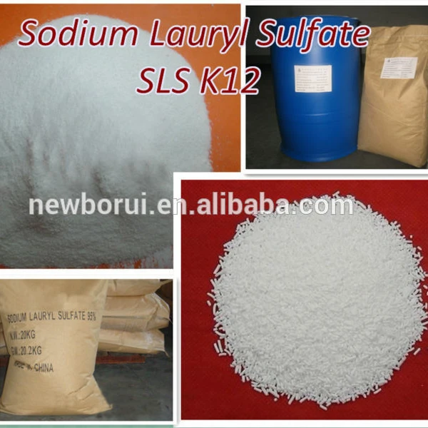 
Sodium Dodecyl Sulfate SDS ,SLS, K12, 92.0%,93.0%,95.0% Powder and Needle 
