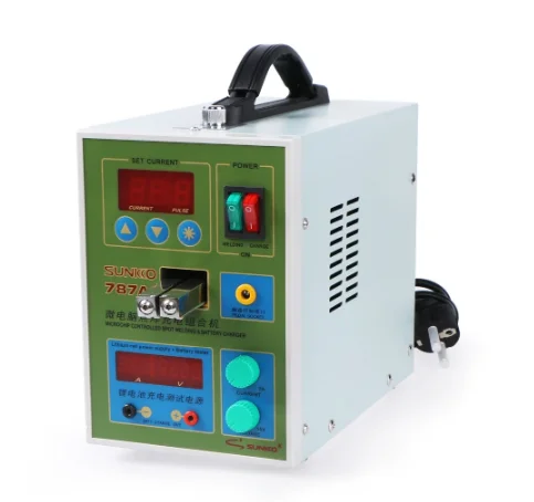 Точечный сварочный аппарат Sunkko 787a + импульсная батарея точечный 18650 сварочное