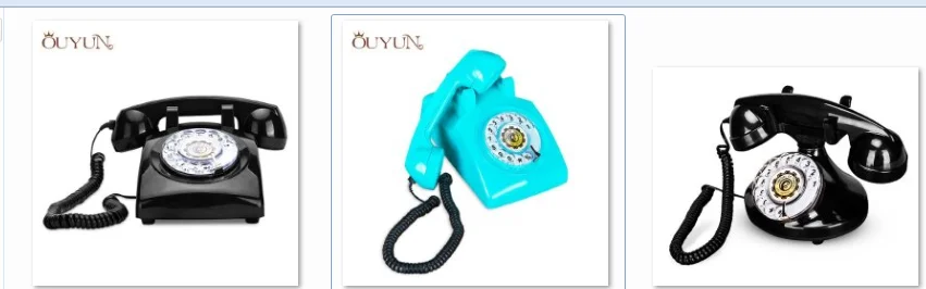 Hot Selling Vintage Retro House Phone vintage audio guestbook telephone