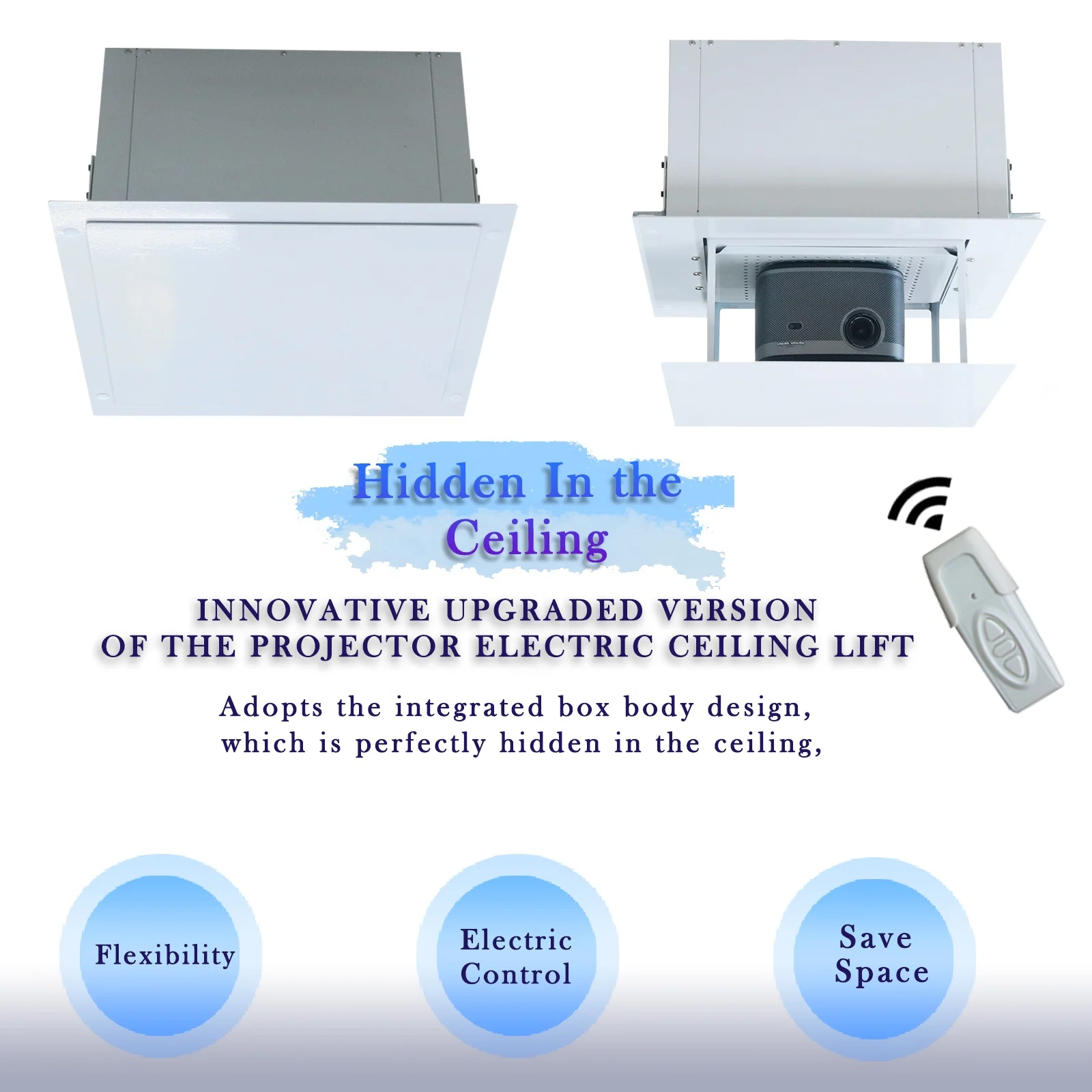 Projector lift from ceiling motorized projector ceiling mount ceiling automatic hidden projector lift motorized for box design