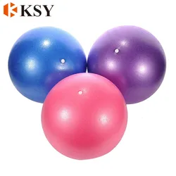 PVC Small Exercise Ball Mini Yoga Pilates Anti-Burst Fitness straw hip bouncy ball
