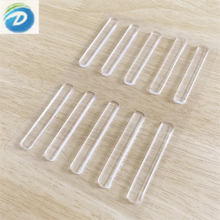 Deson Black Rubber Bumper Feet Silicone Pad Self-adhesive Door Bumper Pads Anti-collision Silicone pad