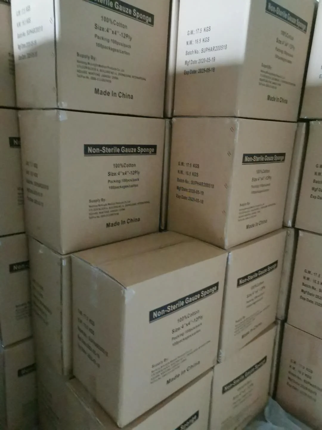 Обнаруживаемые рентгеновские Марлевые Губки, сжималки