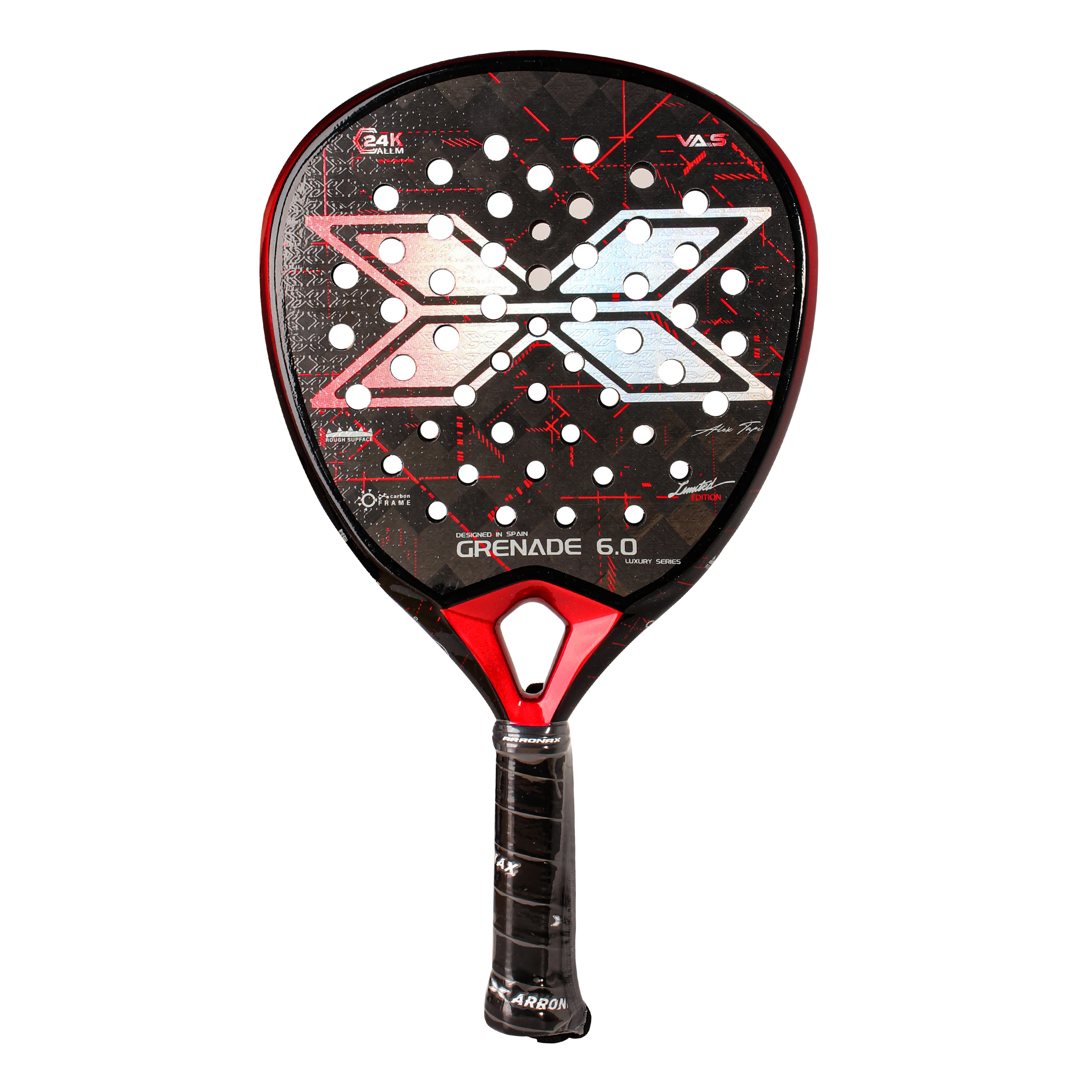 Top Ranked Quality Unique Design Professional Manufacturer Custom 24K Carbon Fiber Padel Racket Paddle Tennis Racket