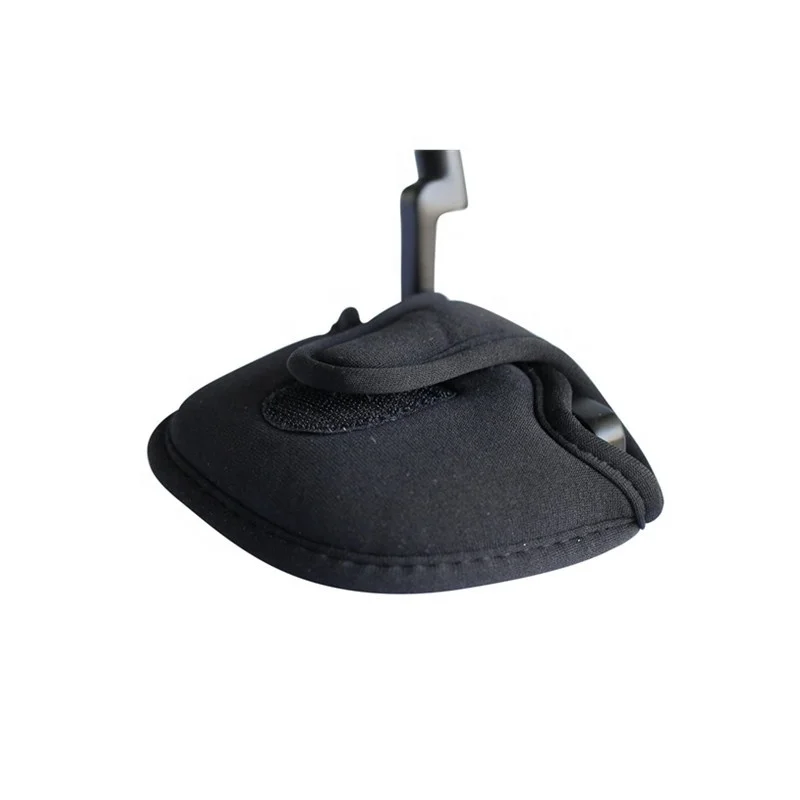 Черный чехол для клюшки для гольфа стандартного размера неопреновый чехол для клюшки идеально подходит для клюшек