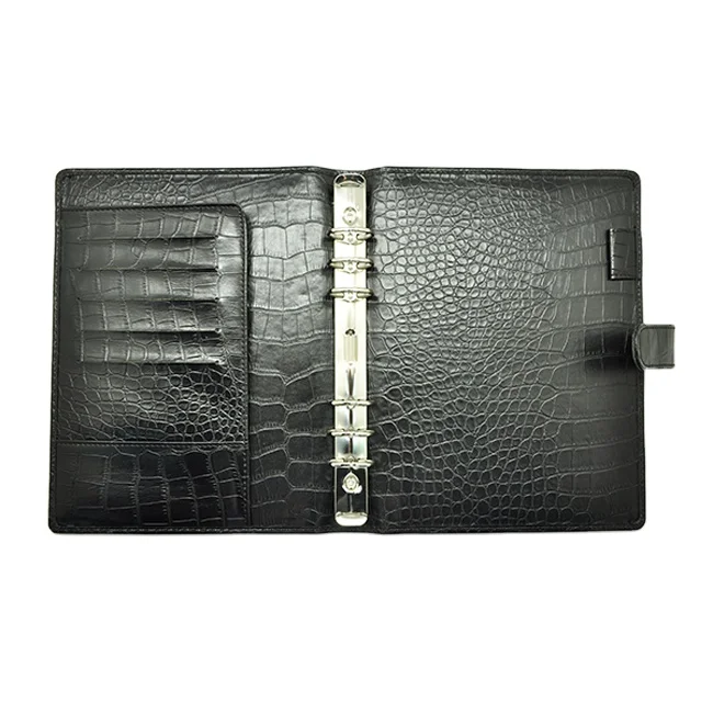 A5 Leather File Folder with Magnetic Closure