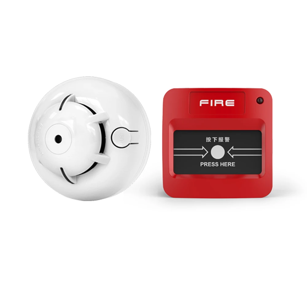 Addressable Fire Alarm Systems Factory Price Wireless Smoke Sensor Detector Against Unwanted Alarms For India Market