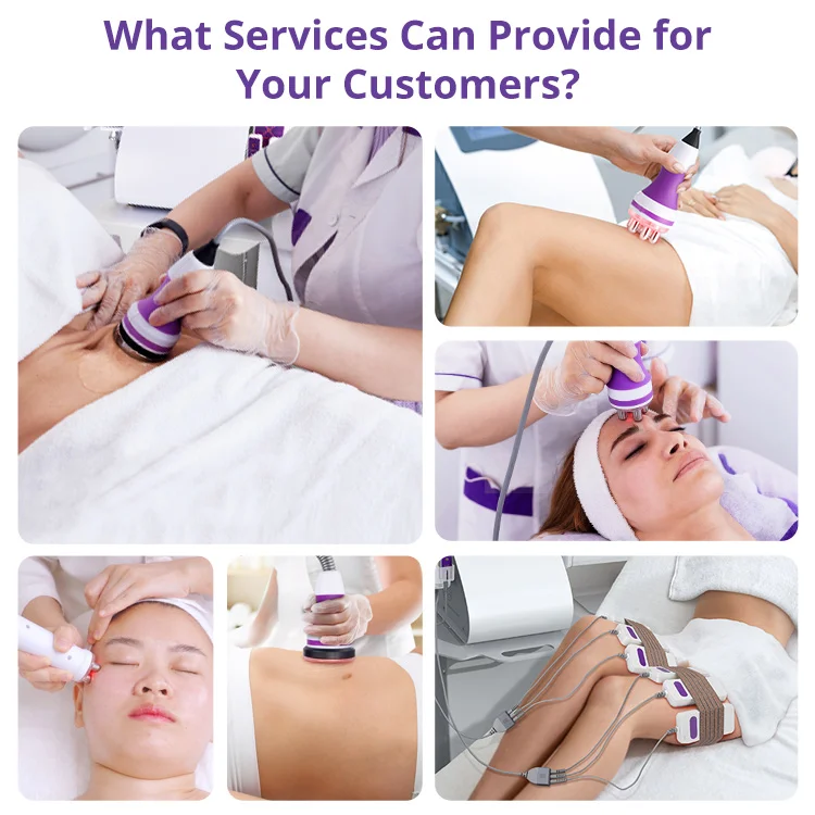 Factory Price Cellulite Reduce Vacuum Weight Loss Radio Frequency Body Slimming 6 In 1 Cavitations 40k Machine