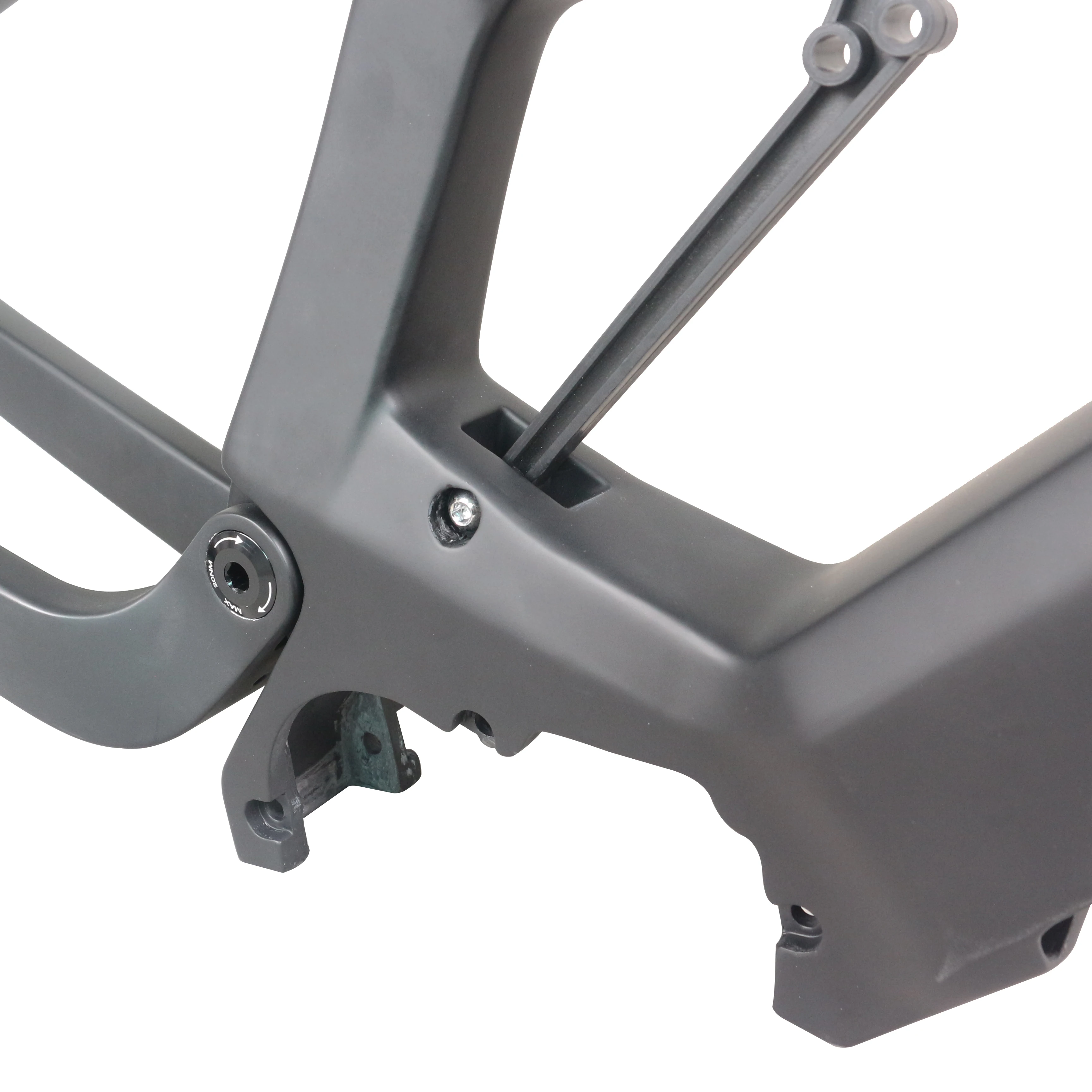 E-MTB Bike Carbon Frame E69 Compatible with Bafang M510 M500 M600 mid motor 250W 29er Suspension