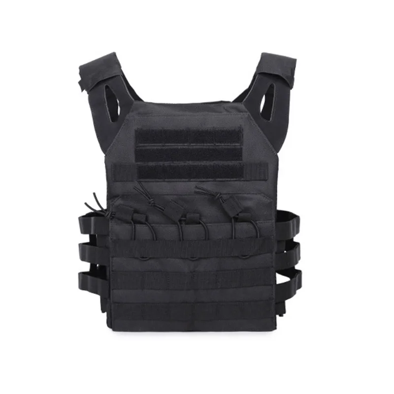 Уличный Тактический легкий жилет Molle, черный тактический жилет, прочный армейский тактический жилет, черный
