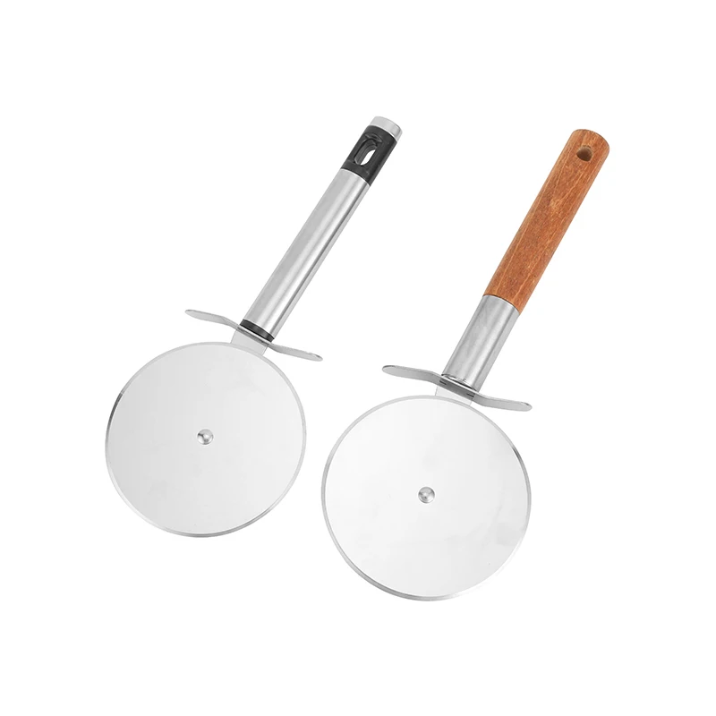 FUTIAN Roller Knife Tool Pizza Cutter Stainless Steel Pizza Tools Single Wheel Roller Cutter For Kitchen Cake Knife Round Knife