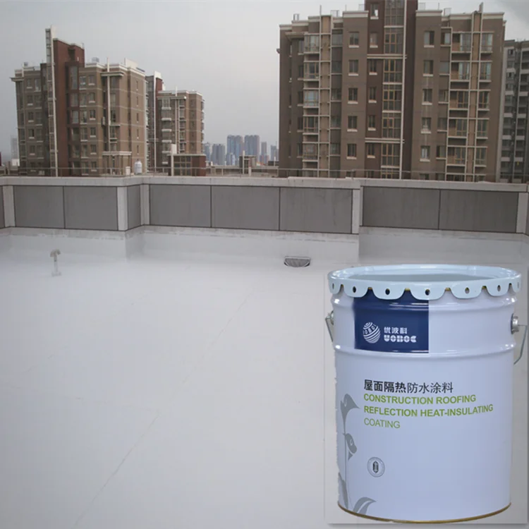 UOBOC, водонепроницаемая теплоизоляционная краска, дешевое теплоотражающее изоляционное покрытие для крыши