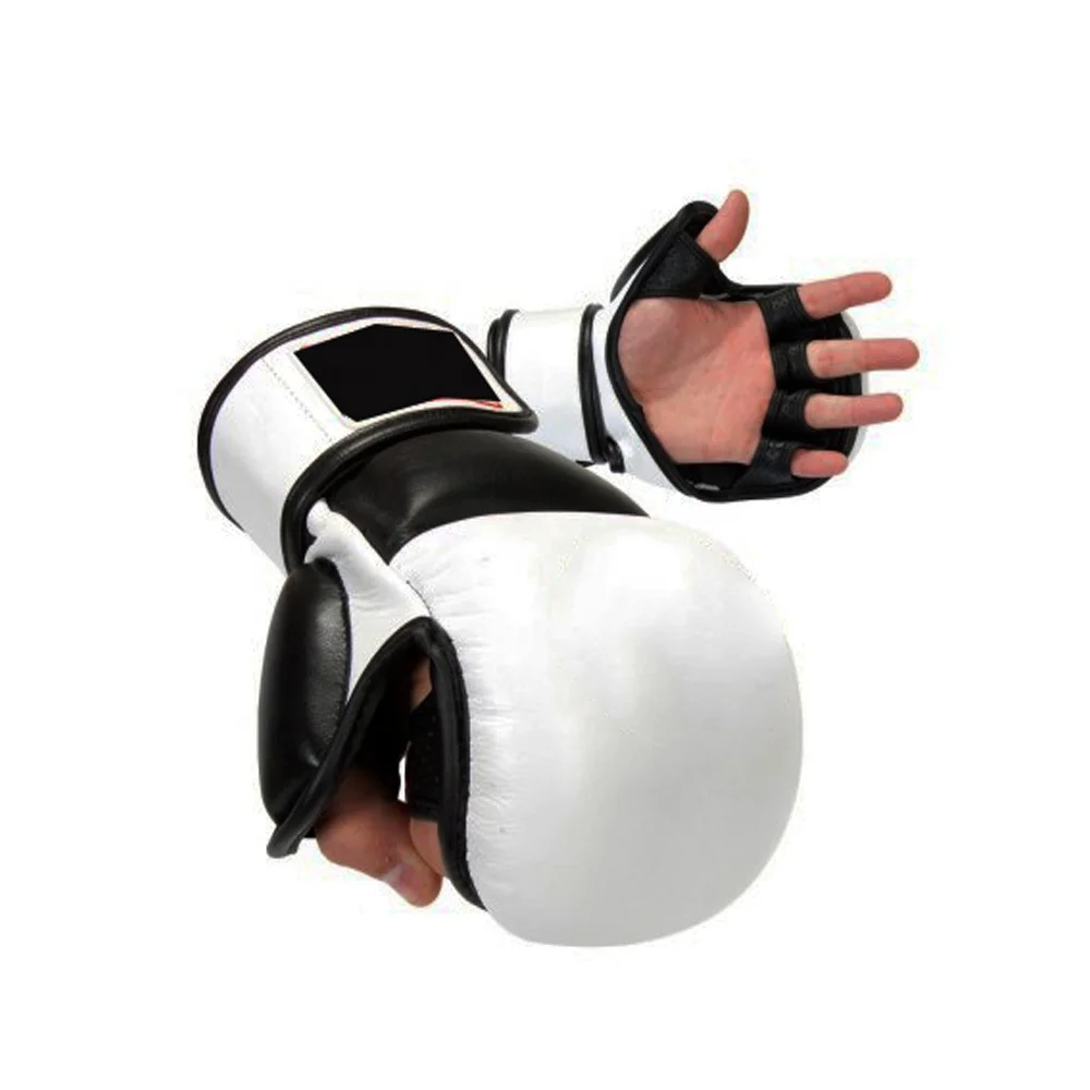 
boxing crafts new adjustable half finger MMA Gloves custom design & logo sand bag fighting supporter light weight boxing gloves 