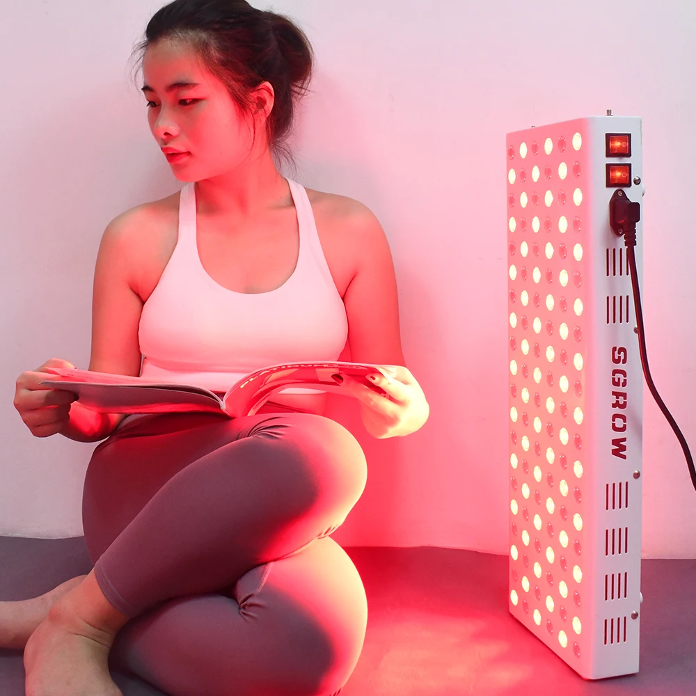 SGROW Factory Wholesale Newest RS600 660nm 850nm 600W BIO Red Light Therapy Panel for Skin Care