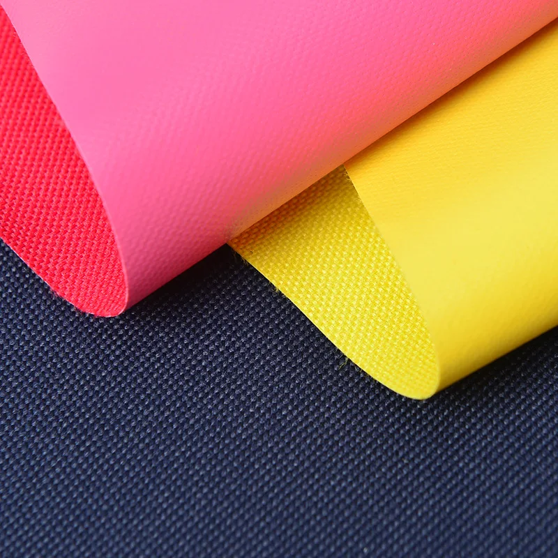 Wholesale 600D high elastic PVC Oxford fabric for student school bag backpack meal bag polyester fabric