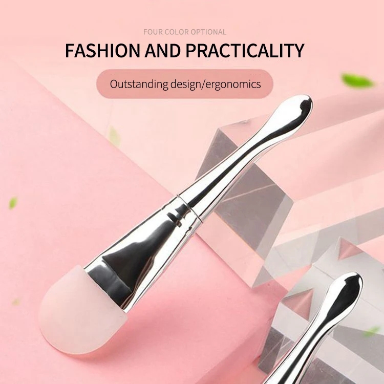 Пользовательский логотип косметический инструмент для макияжа маска для лица аппликатор кисть силиконовая кисточка для нанесения маски