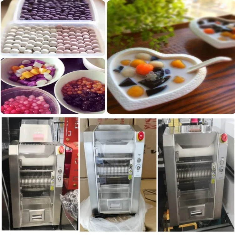 Mini commercial Grass jelly popping boba pearls maker tapioca pearl maker small taro dough ball making machine