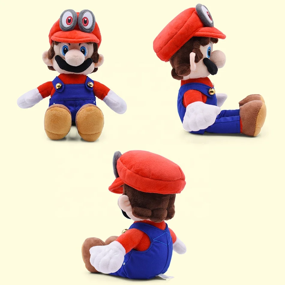 HWA 101796 Wholesale 25cm Super Mario Bro Plush Toy Mario yoshi Dinosaur Game Anime Characters Decoration Game Peripheral Dolls