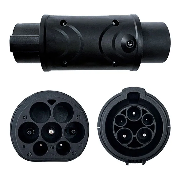 32A Connector Type 2 Charging Pile To Gbt Ev Car Ac Type2-Gbt Type 2 Type2 To Gbt Adpter Adapter 380