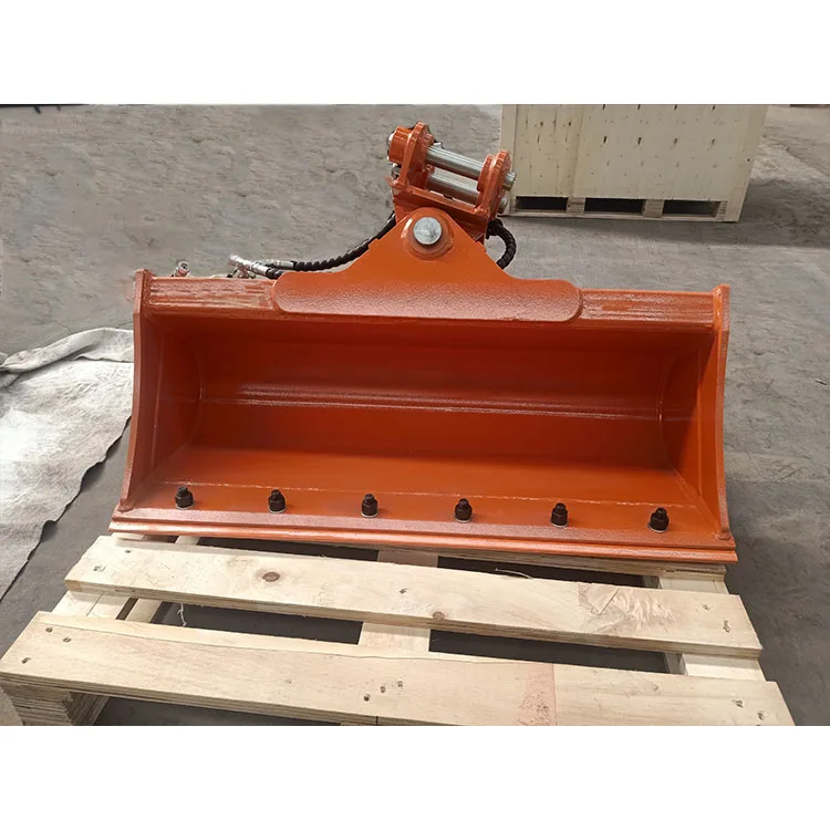 Customized Durable Top Selling Tilt Rotator Bucket Tilting Bucket fit for Kubota kx018-3