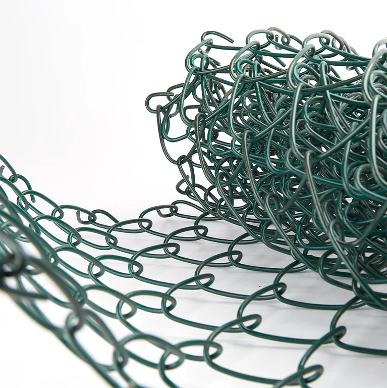 Wholesale used 6ft black animal weaving chain link fence and poles 100 meter roll