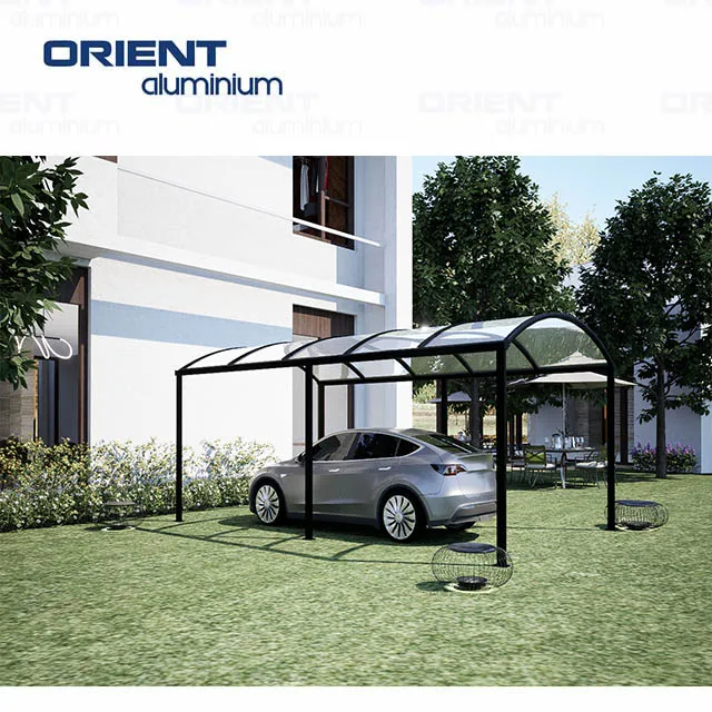 Nice Quality Strong Free Standing Car Parking Shed Outdoor Waterproof Small Size Single Roof Carport