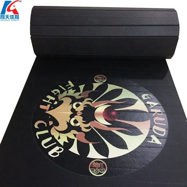 Angtian factory cheap price sell sport karat combat tatami roll mats gym foam roller floor mats