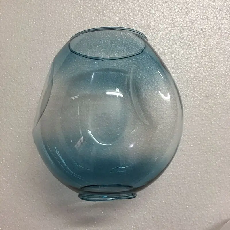 Customized Smoke Grey Cone Glass Dome Shaped Ceiling Lamp Pendant Light Shades