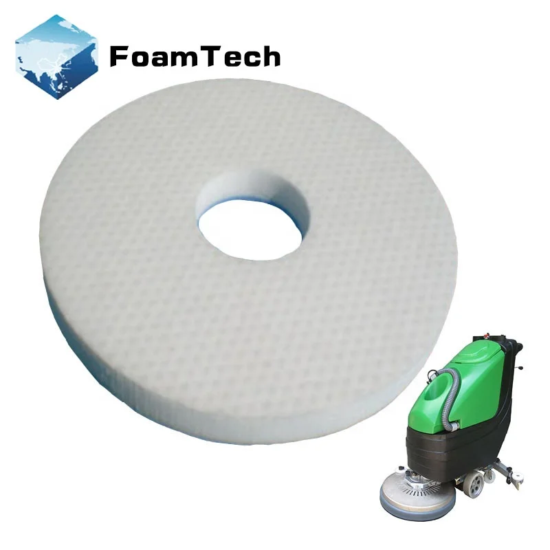Melamine foam floor cleaning mat, hotel dining hall floor cleaning machine with 9-17 # washing machine round cleaning mat