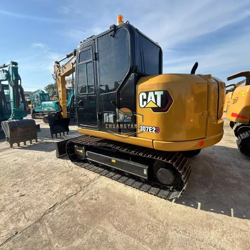 Used Caterpillar CAT307 7Ton Secondhand Crawler Excavator 320D Good Condition 20 Ton Operating Motor Bearing Engine Pump Sale