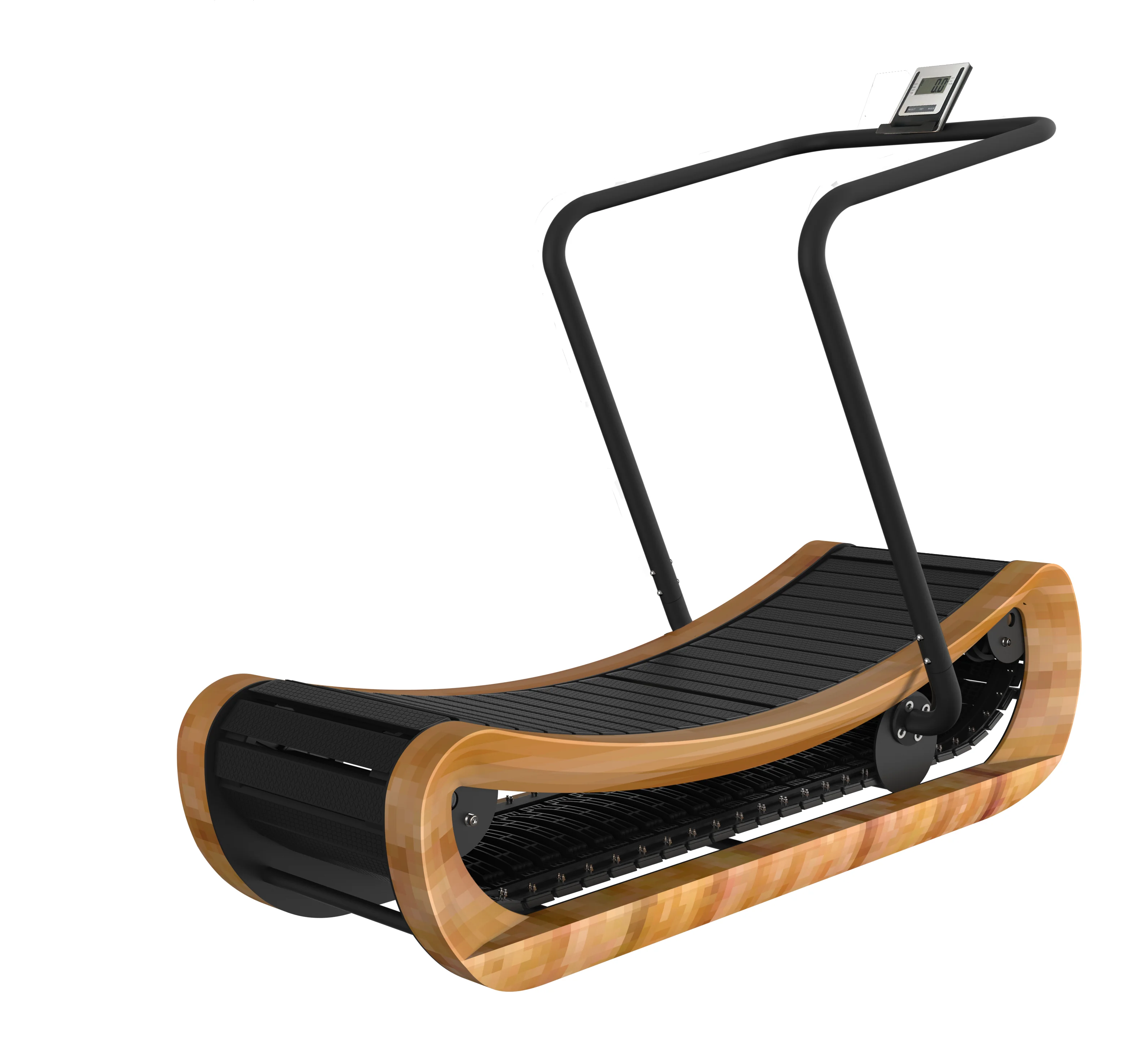 Wooden unpowered treadmill TFT Fitness Equipment hot sale 2021