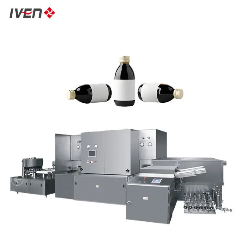 Syrup Bottle Filling And Washing Line For Vitamin Syrup				 Purge Rinse System