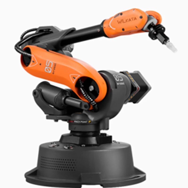 support G-Code and Python High level programming language 6 axis low cost industrial robot for stedents teachers and educators