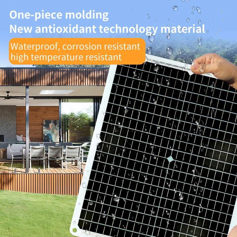 100W 130W 200W ETFE Flexible Solar Panel For Car/Home/Marine
