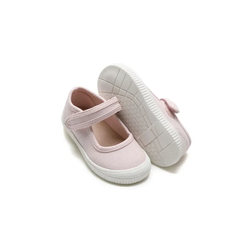 Babyhappy Factory Wholesale Cheap price Kids Children Color Low Top Walking Strap Canvas Casual Shoes