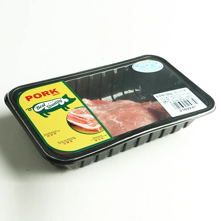 Chicken Plastic Packing Disposable Meat Tray For Supermarket Food Pack