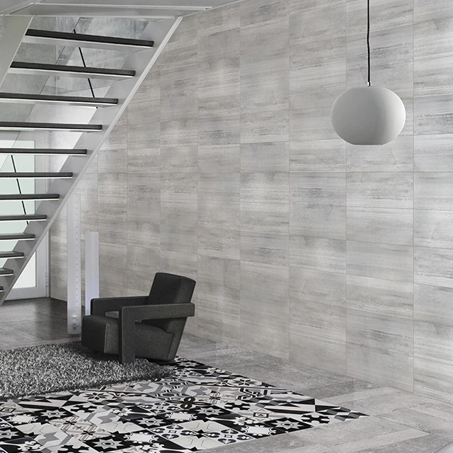 120x60 Cement grey matte porcelain ceramic floor tiles for living room bedroom