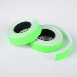 Orange Green Pink Red Colorful Self adhesive Grocery Shop Paper Price Label Rolls For Single Line MX5500 Price Label Machine