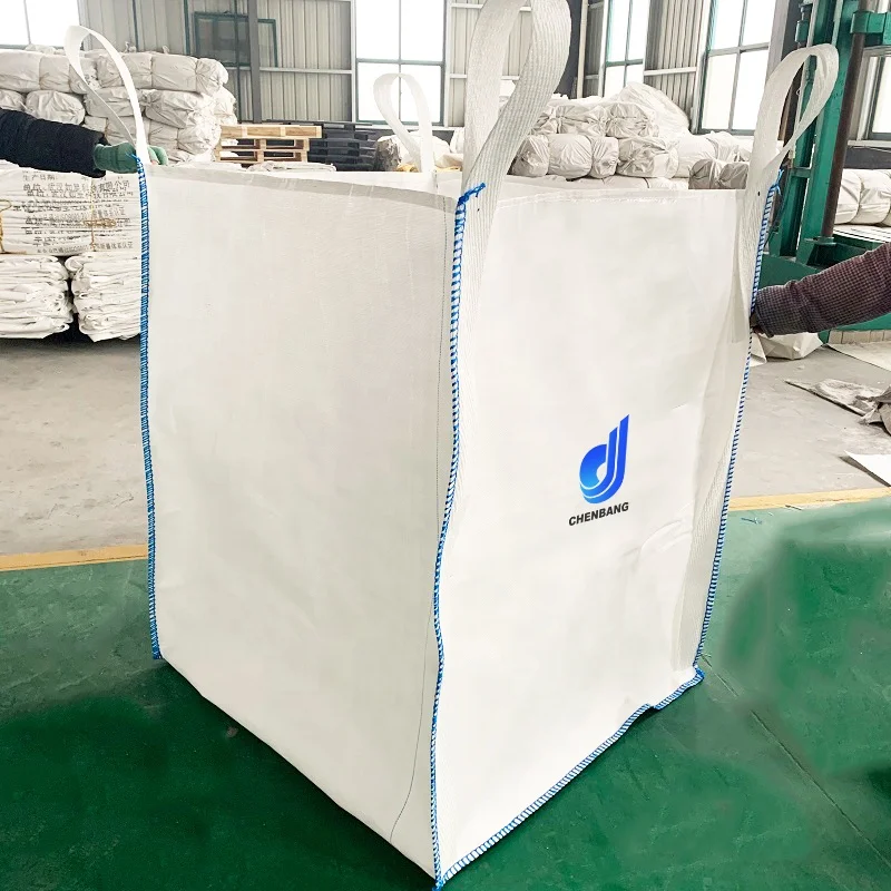 Best price polypropylene big bag fibc tunnel bag durable jumbo bag for firewood sand cement bitumen topsoil