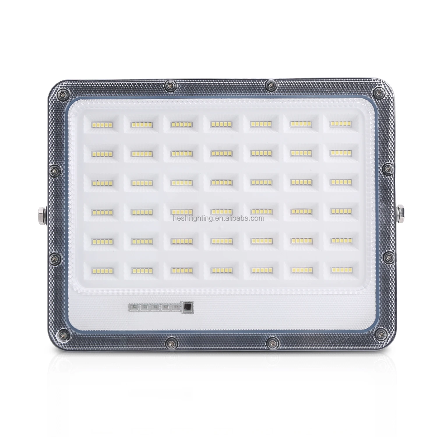 HESHI Outdoor Energy Saving High Power Solar Projector Waterproof LED Slim Floodlight 100W 200W 300W 400W Solar Flood Lights