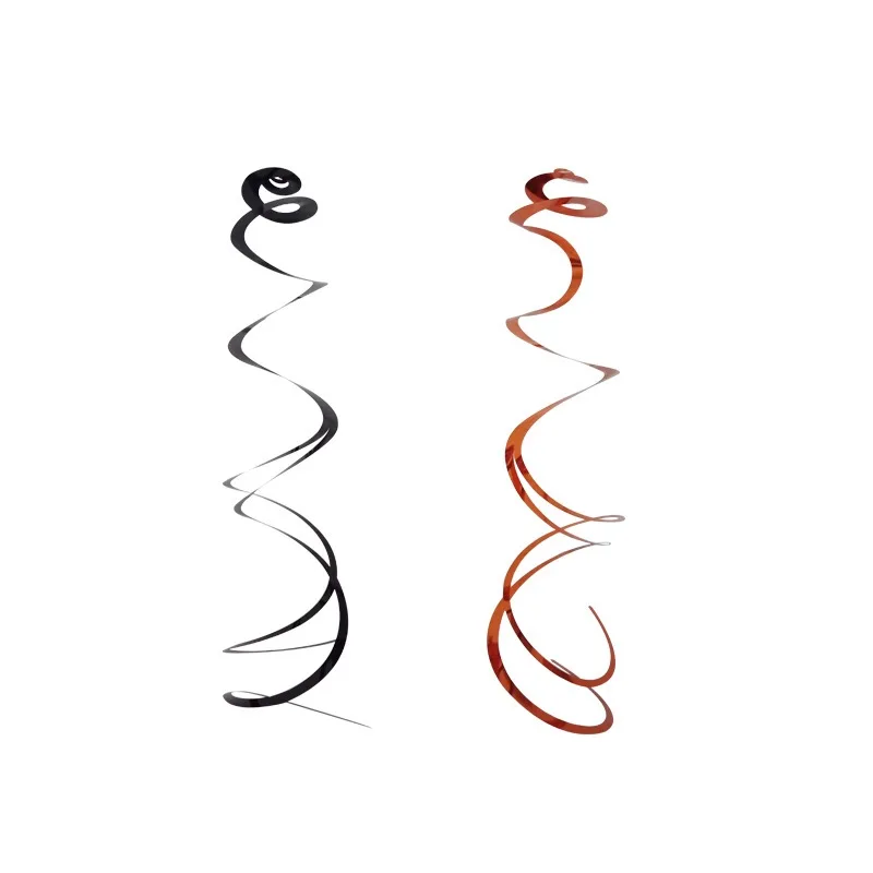 PVC Spiral Hanging Halloween Balloons Latex Party Supplies Decoration for Halloween Hallowmas Theme Party