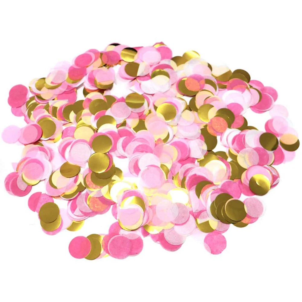 
5000 Pieces Paper Table Confetti Circles, Party Confetti Dots for Wedding, Holiday, Anniversary, Birthday 1 Inch 
