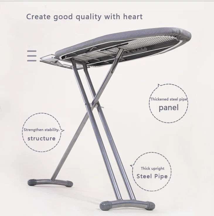 Foldable mesh ironing folding board factory wholesale with cabinets ironing