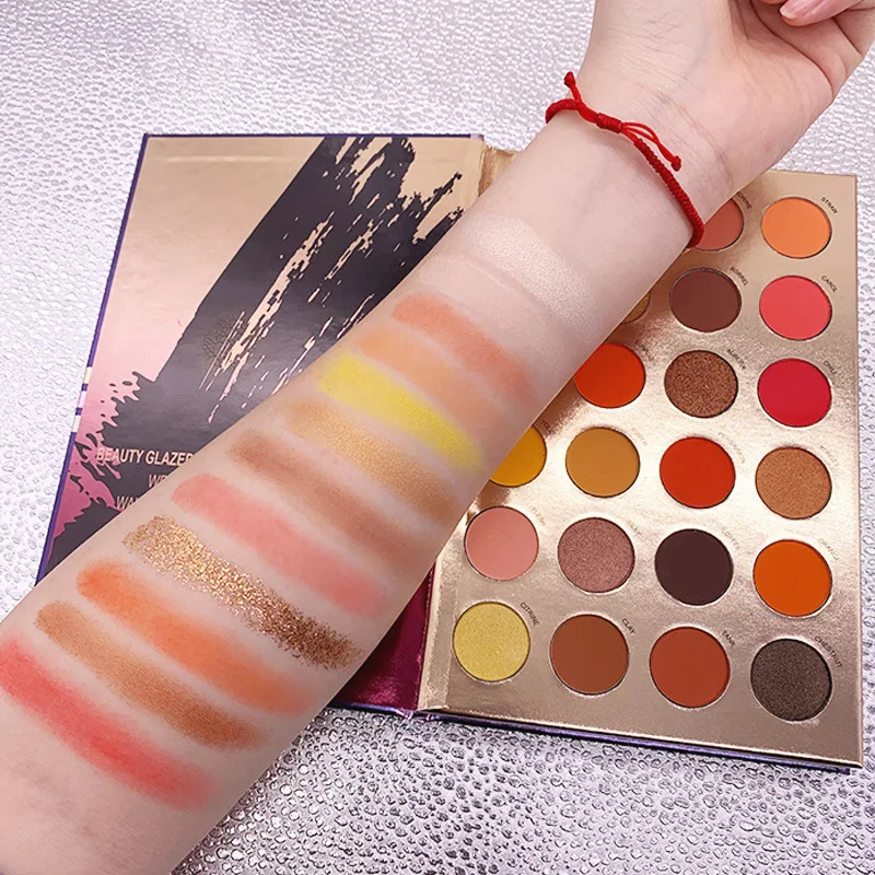 72 color eye shadow book eye shadow pallet customize private label eye shadow palette