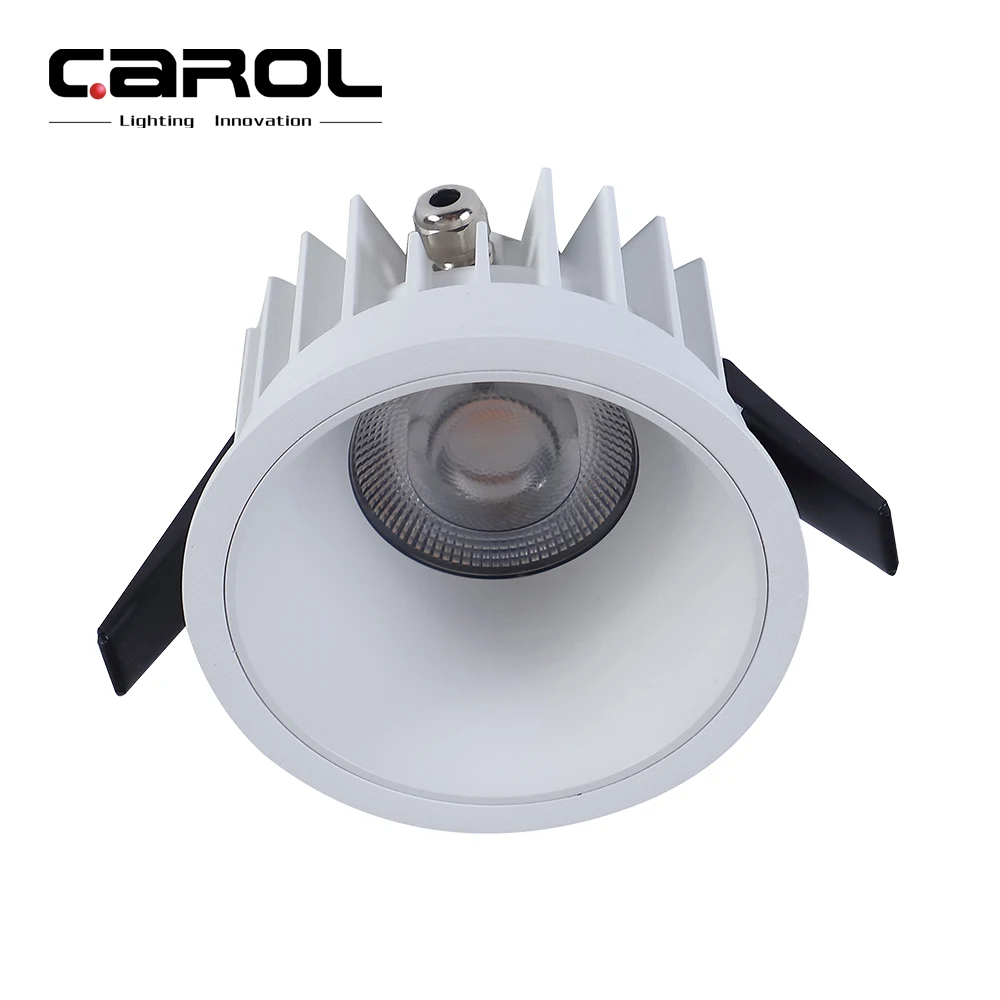 Round Square Ceiling Downlight Bathroom Ip65 Spotlight Waterproof Down Light Anti-glare Aluminum Carol Led Recessed 18w Modern /
